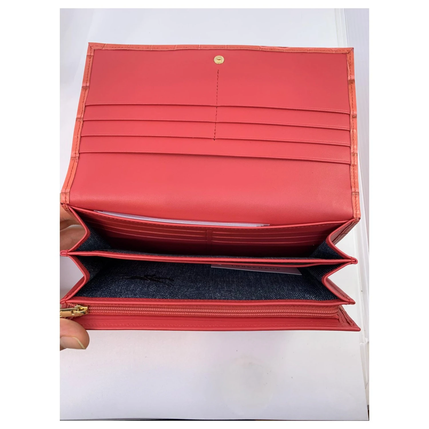 Longchamp Portefeuille Roseau 6 Longchamp Portefeuille Roseau – Image 4