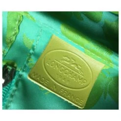 Longchamp SAC EN CUIR DE VEAU FRAPPÉ CROCO ANIS -Style Mix Soldes 253157 5