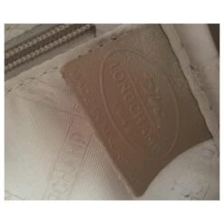 Longchamp SAC EN CUIR DE VEAU FRAPPÉ CROCO BISCUIT Beige -Style Mix Soldes 253163 5