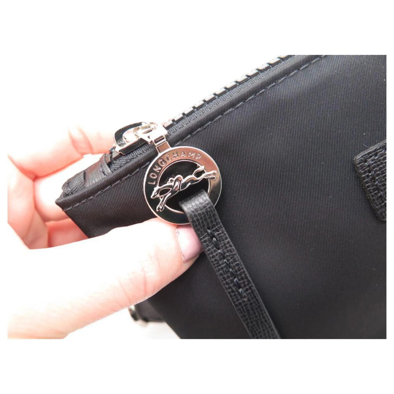 NEUF POCHETTE LONGCHAMP PLIAGE NEO 34096598001 BANDOULIERE TOILE BAG POUCH Noir 8 NEUF POCHETTE LONGCHAMP PLIAGE NEO 34096598001 BANDOULIERE TOILE BAG POUCH Noir – Image 6