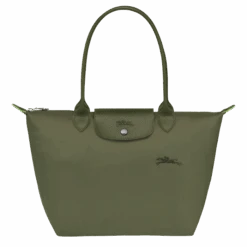 Sac Porté épaule Longchamp (M) Le Pliage Green
