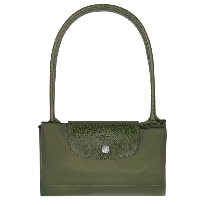 Sac Porté épaule Longchamp (M) Le Pliage Green 5 Sac Porté épaule Longchamp (M) Le Pliage Green – Image 4