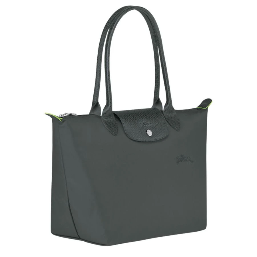 Sac Porté épaule Longchamp (M) Le Pliage Green 8 Sac Porté épaule Longchamp (M) Le Pliage Green – Image 7