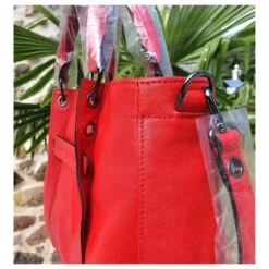 Sac 3D Longchamp En Cuir Rouge -Style Mix Soldes 391844 10