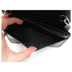 NEUF PORTEFEUILLE LONGCHAMP CHAINETTE LE PLIAGE NEO L4559HPH001 EN CUIR WOC Noir -Style Mix Soldes 392365 10