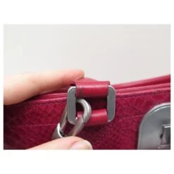 SAC A MAIN LONGCHAMP GATSBY 2826211318 CUIR FACON PYTHON FUSHIA BANDOULIERE Fuschia -Style Mix Soldes 426621 9