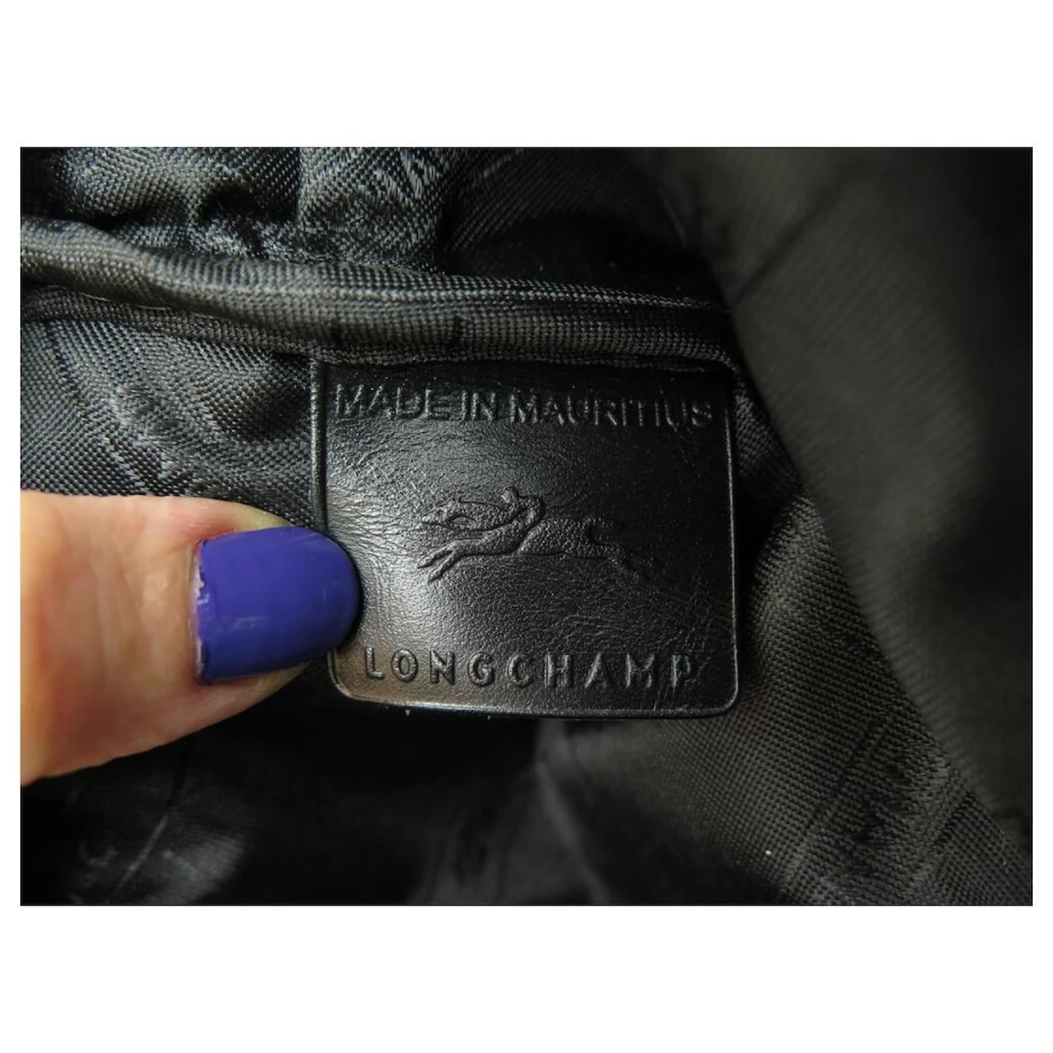 NEUF LOT TROUSSE + PORTE MONNAIE LONGCHAMP LE FOULONNE CUIR GRAINE NOIR 12 NEUF LOT TROUSSE + PORTE MONNAIE LONGCHAMP LE FOULONNE CUIR GRAINE NOIR – Image 10