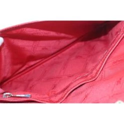 Longchamp Pochette à Rabat En Cuir Rouge 9lc113 -Style Mix Soldes 489876 10