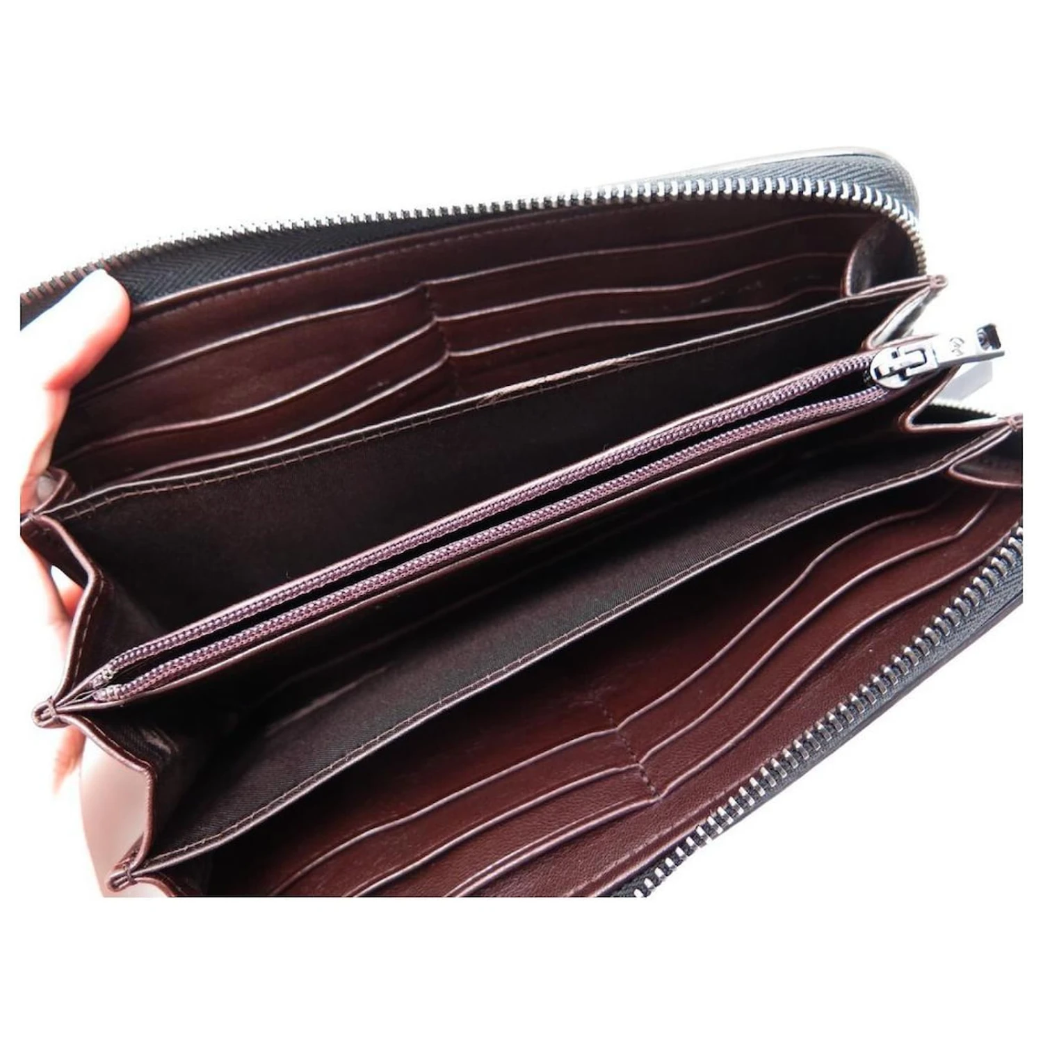 NEUF PORTEFEUILLE LONGCHAMP 3D ZIPPE CUIR NOIR L3418772001 LEATHER WALLET 5 NEUF PORTEFEUILLE LONGCHAMP 3D ZIPPE CUIR NOIR L3418772001 LEATHER WALLET – Image 3