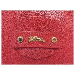 NEUF SAC A MAIN LONGCHAMP BANDOULIERE CUIR GRAINE GALUCHAT ROUGE HAND BAG -Style Mix Soldes 521212 6