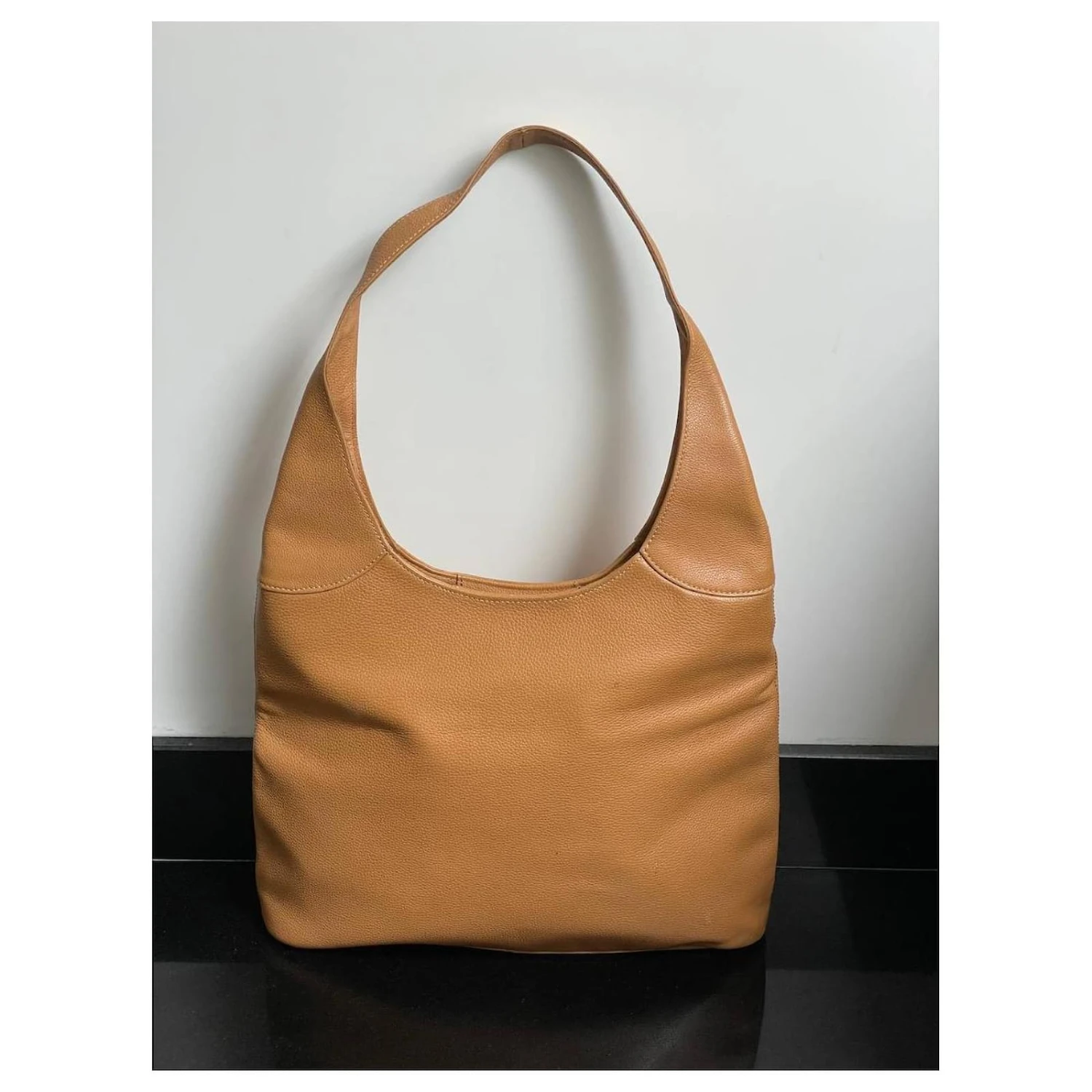 Sac Vintage Longchamp Marron 4 Sac Vintage Longchamp Marron – Image 2