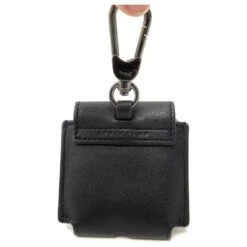 LOT LONGCHAMP PORTE MONNAIE CARTES AVEC CORDON ET ETUI AIRPODS CUIR NOIR -Style Mix Soldes 539406 9