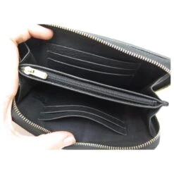 NEUF LOT LONGCHAMP MAILBOX PORTEFEUILLE COMPACT + PORTE CLE EN CUIR NOIR 11 NEUF LOT LONGCHAMP MAILBOX PORTEFEUILLE COMPACT + PORTE CLE EN CUIR NOIR -Style Mix Soldes 549766 3