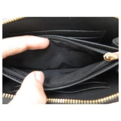 NEUF LOT LONGCHAMP MAILBOX PORTEFEUILLE COMPACT + PORTE CLE EN CUIR NOIR 12 NEUF LOT LONGCHAMP MAILBOX PORTEFEUILLE COMPACT + PORTE CLE EN CUIR NOIR -Style Mix Soldes 549766 4