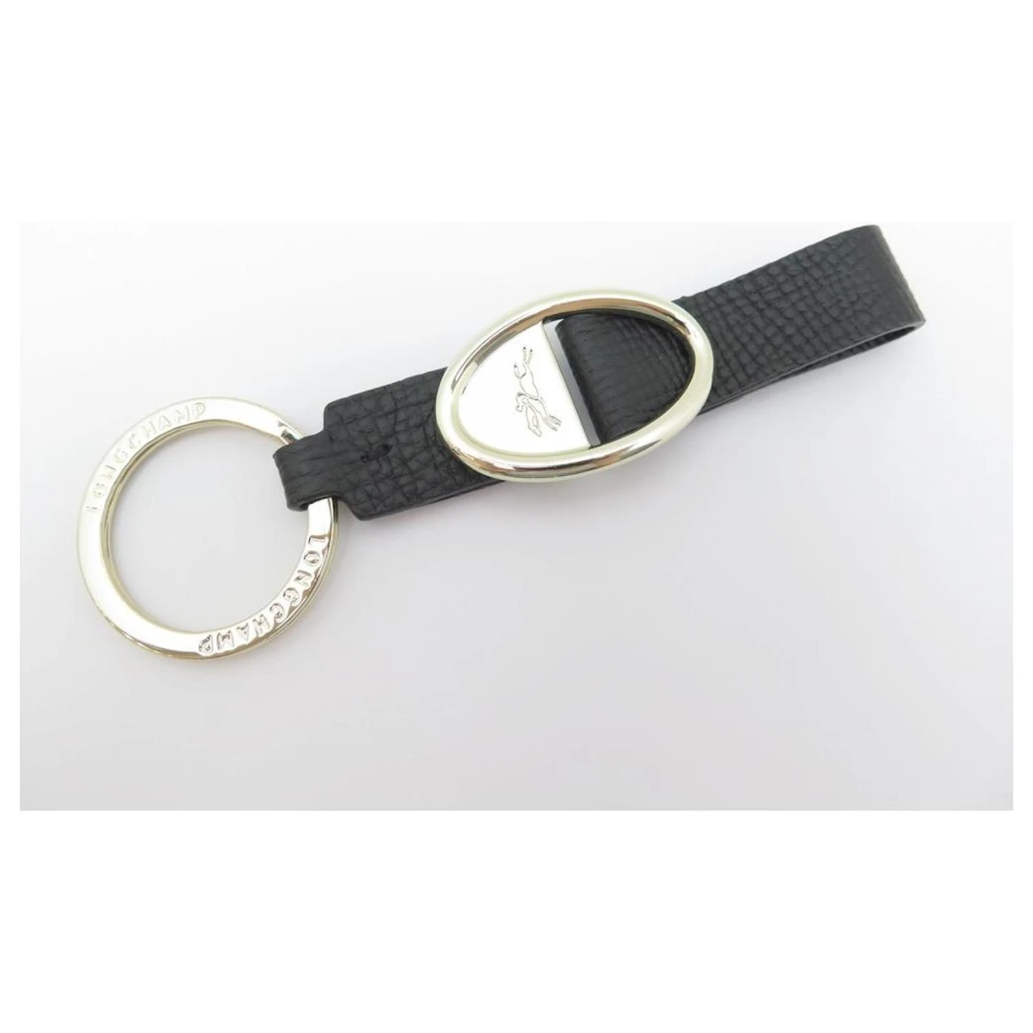 NEUF LOT LONGCHAMP MAILBOX PORTEFEUILLE COMPACT + PORTE CLE EN CUIR NOIR 7 NEUF LOT LONGCHAMP MAILBOX PORTEFEUILLE COMPACT + PORTE CLE EN CUIR NOIR â Image 5