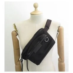 NEUF LOT LONGCHAMP LE PLIAGE NEO SAC BANANE +POCHETTE TOILE NOIR FANNY PACK -Style Mix Soldes 549773 4