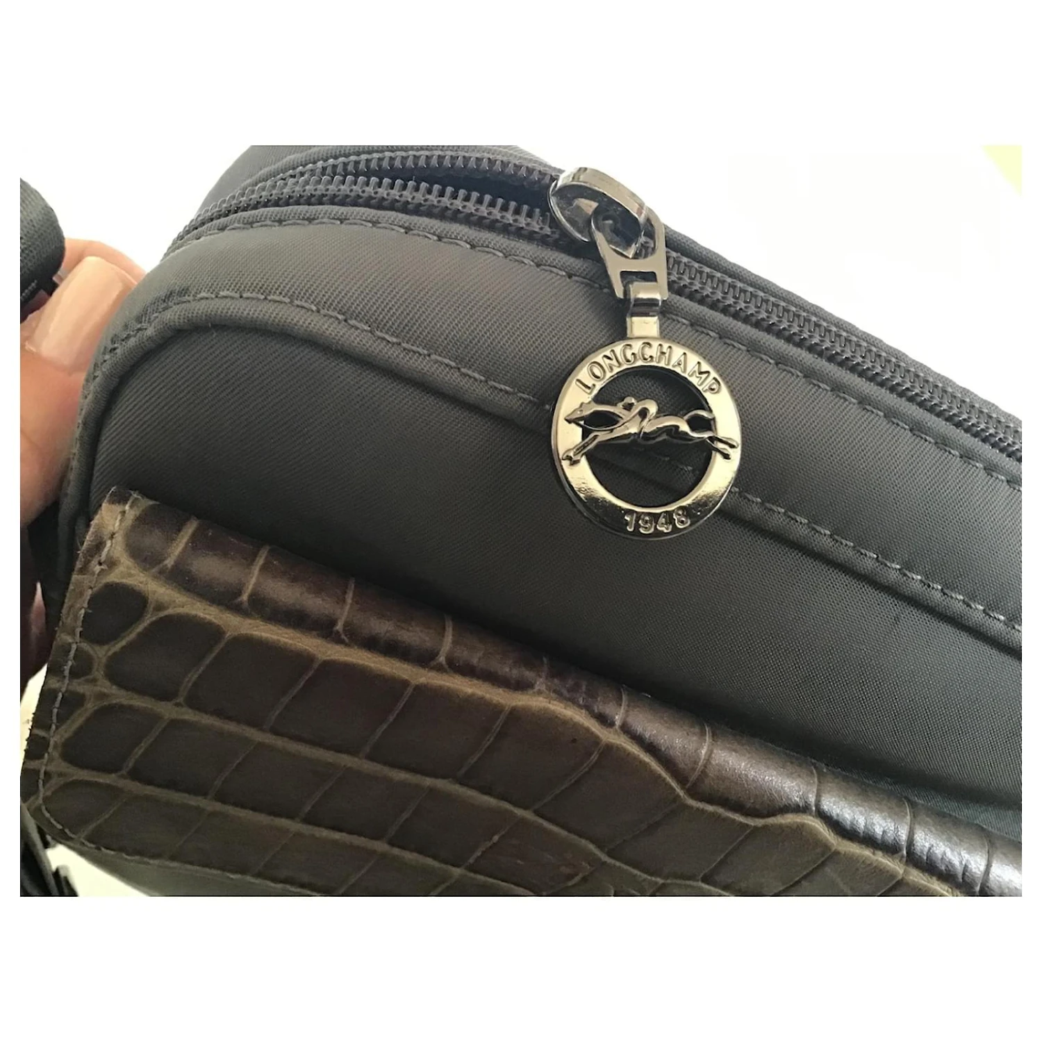 Longchamp Sacs à Main Kaki 8 Longchamp Sacs à Main Kaki – Image 6