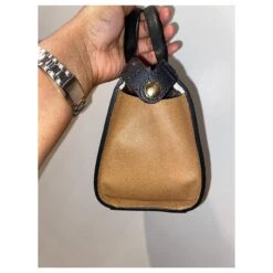 Longchamp Pliage Héritage Noir Blanc Noisette -Style Mix Soldes 565663 8