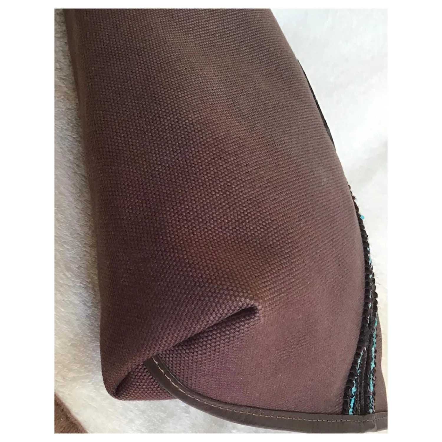 Longchamp Pochettes Marron Foncé Turquoise 11 Longchamp Pochettes Marron Foncé Turquoise – Image 9