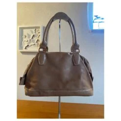 Sac Longchamp Marron Clair -Style Mix Soldes 631504 5