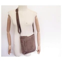 SAC A MAIN LONGCHAMP 1719791015 BANDOULIERE DAIM MARRON CROSSBODY BAG -Style Mix Soldes 699595 6