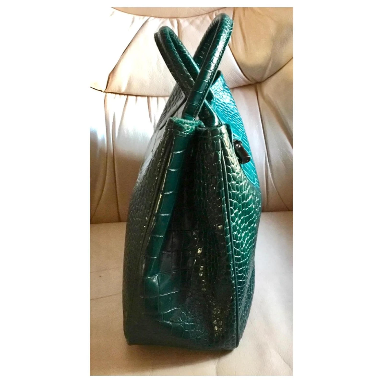 Longchamp ROSEAU Vert Vert Foncé 5 Longchamp ROSEAU Vert Vert Foncé – Image 3