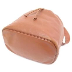 Longchamp SAC A MAIN LONCHAMP GRAND SEAU EN CUIR GRAINE CAMEL LEATHER BUCKET HAND BAG Caramel -Style Mix Soldes 784820 3