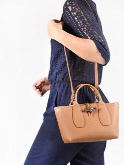 Small Leather Top-handle Roseau LONGCHAMP -Style Mix Soldes 803275