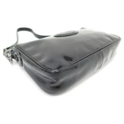 NEUF SAC A MAIN LONGCHAMP LM VINTAGE 2597260001 POCHETTE CUIR VERNI CLUTCH Noir -Style Mix Soldes 808212 4