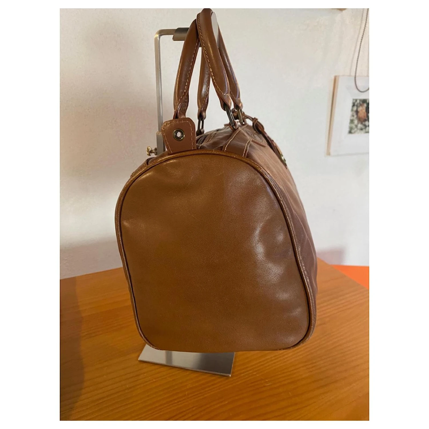 Longchamp Sac Bowling Cognac 5 Longchamp Sac Bowling Cognac – Image 3