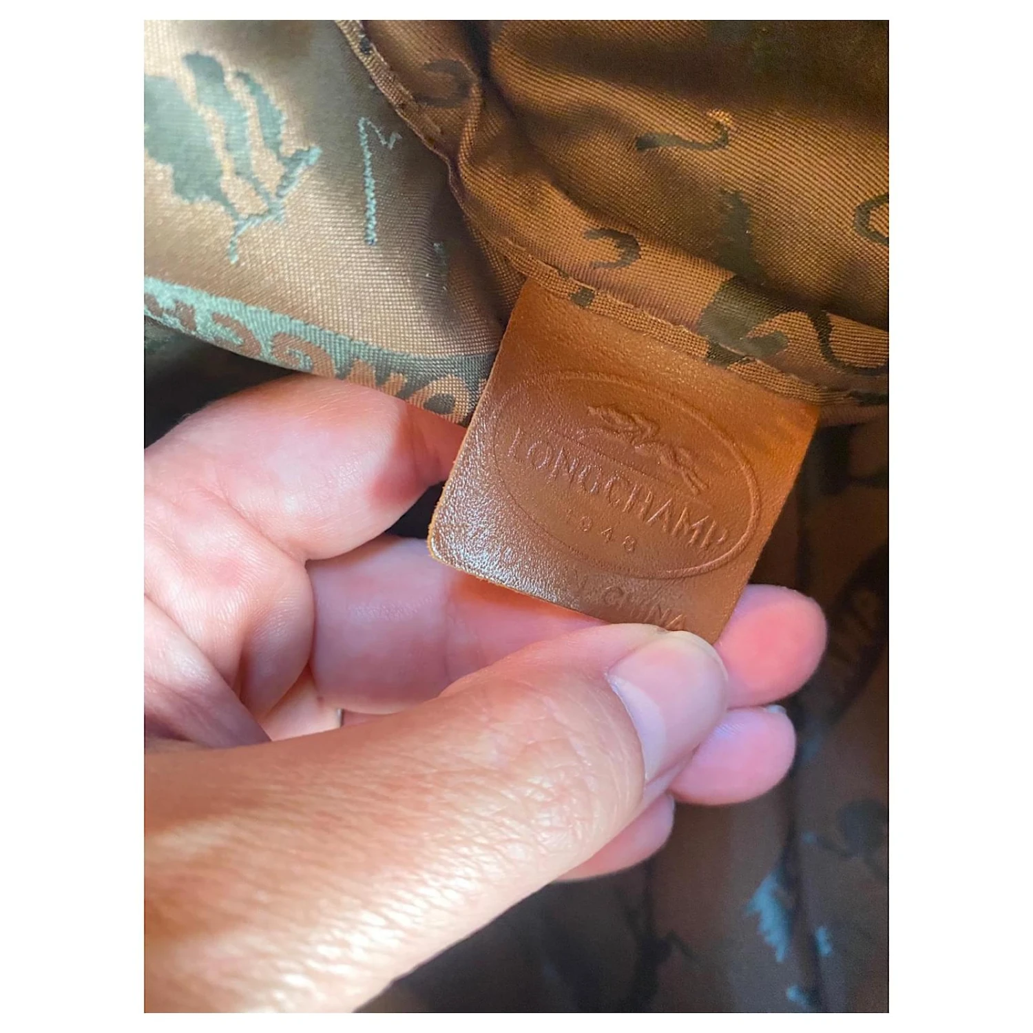 Longchamp Sac Bowling Cognac 8 Longchamp Sac Bowling Cognac – Image 6