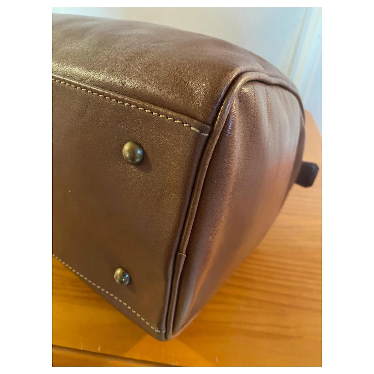 Longchamp Sac Bowling Cognac 10 Longchamp Sac Bowling Cognac – Image 8