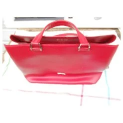 Sac En 100%cuir Rouge De Marque Longchamp -Style Mix Soldes 854566 5
