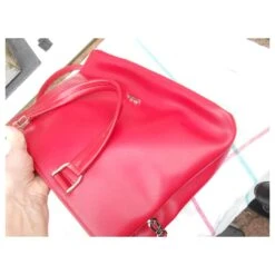 Sac En 100%cuir Rouge De Marque Longchamp -Style Mix Soldes 854566 8