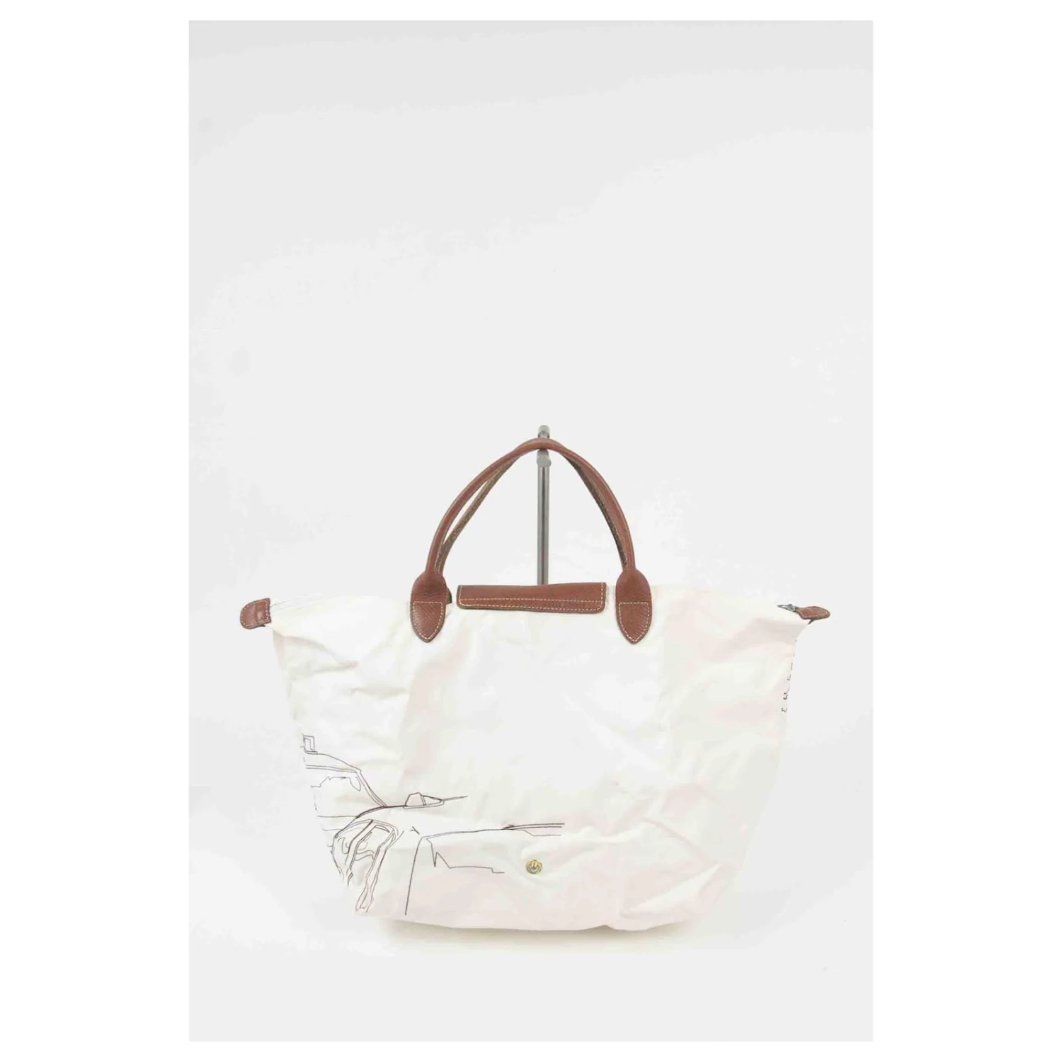 Sac à Main Longchamp Blanc 6 Sac à Main Longchamp Blanc – Image 4