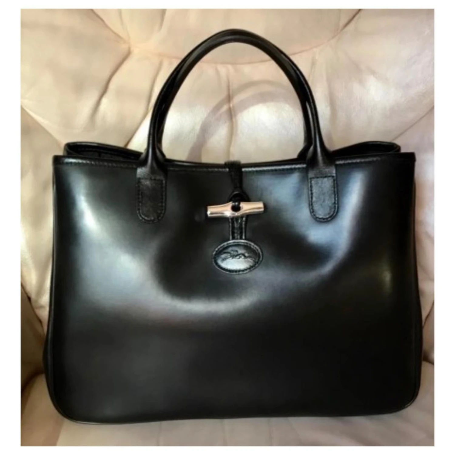 Longchamp ROSEAU Noir 4 Longchamp ROSEAU Noir – Image 2