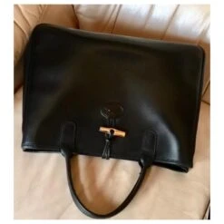 Longchamp ROSEAU Noir 11 Longchamp ROSEAU Noir -Style Mix Soldes 861414 3