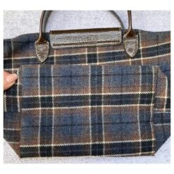 Superbe Sac Pliage Collector Longchamp Glorificus Diversus Bleu Beige Marron Clair -Style Mix Soldes 864473 4