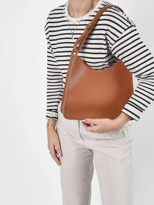 Leather Le Foulonn� Shoulder Bag LONGCHAMP 4 Leather Le Foulonn� Shoulder Bag LONGCHAMP – Image 2