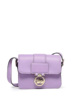 Small Leather Box-Trot Crossbody Bag LONGCHAMP