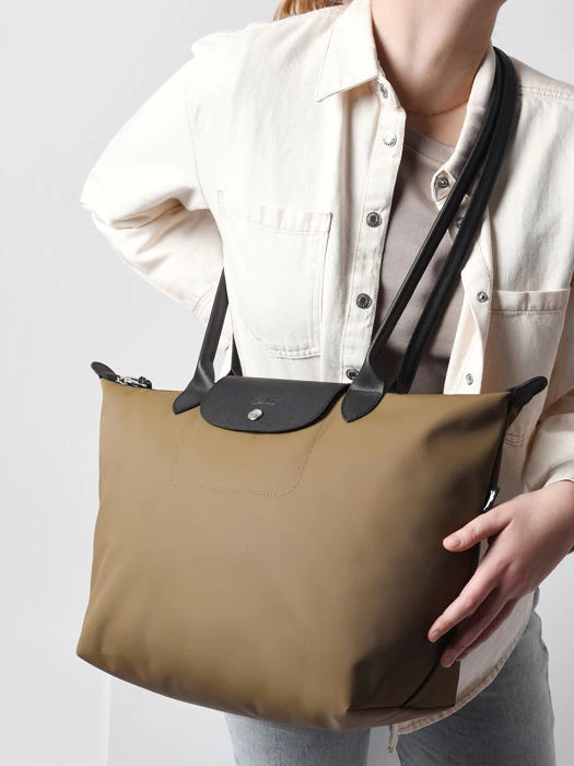 Le Pliage Energy Shoulder Bag With Long Handles LONGCHAMP 4 Le Pliage Energy Shoulder Bag With Long Handles LONGCHAMP – Image 2