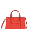 Zipped Leather Satchel Longchamp 3D LONGCHAMP -Style Mix Soldes 950502