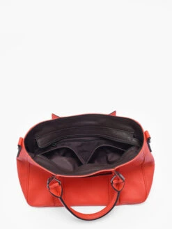 Zipped Leather Satchel Longchamp 3D LONGCHAMP -Style Mix Soldes 972588