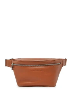 Leather Le Foulonn� Belt Bag LONGCHAMP