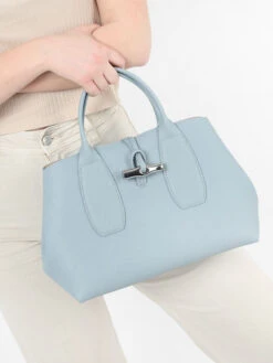 Medium Leather Top Handle Roseau LONGCHAMP -Style Mix Soldes 973882