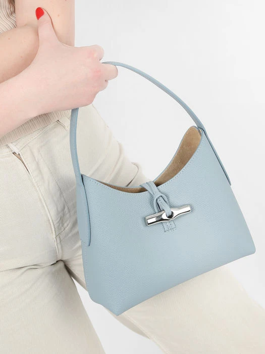 XS Leather Roseau Shoulder Bag LONGCHAMP 5 XS Leather Roseau Shoulder Bag LONGCHAMP – Image 3