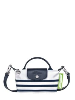 Le Pliage Marini�re Nylon Pouch With Strap LONGCHAMP
