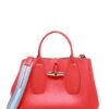 Medium Leather Roseau Box Satchel With Shoulder Strap LONGCHAMP -Style Mix Soldes 999067