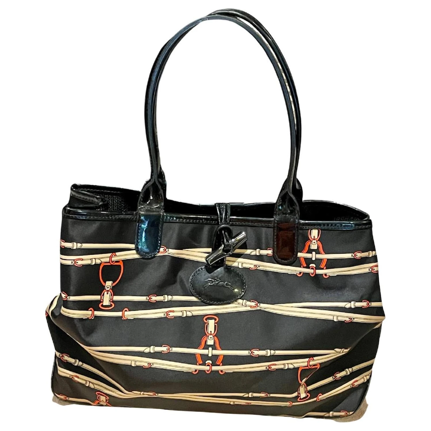 Roseau Authentique Originals Longchamp Rozo Sac Cabas Réversible Épaule Nylon X Ceinture En Cuir Motif Noir Dames 3 Roseau Authentique Originals Longchamp Rozo Sac Cabas Réversible Épaule Nylon X Ceinture En Cuir Motif Noir Dames