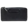 NEUF PORTEFEUILLE LONGCHAMP 3D ZIPPE CUIR NOIR L3418772001 LEATHER WALLET
